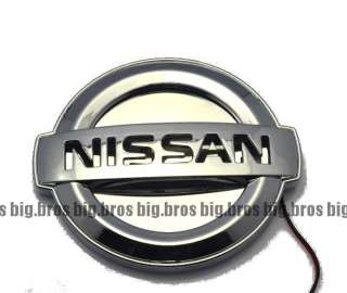 NISSAN 3D LED LIGHT BADGE DECAL LOGO CAR TRUNK EMBLEM STICKER LAMP RED 