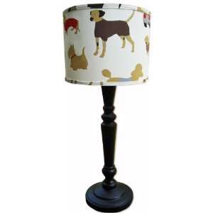  Black Spindle Lamp with Best Friend Shade