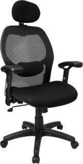 Super Mesh Chair with Headrest, Mesh Back And Mesh Fabr  