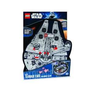   LEGO Star Wars ZipBin Millennium Falcon Minifigure Case Toys & Games