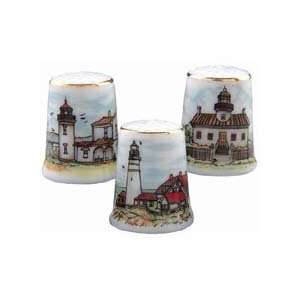  Lighthouse Thimbles Thimble Arts, Crafts & Sewing