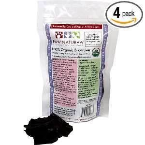   Natural Bison Liver Treats for Dogs and Cats, 2.6 Ounce Pouches (Pack