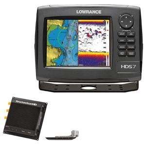 Lowrance HDS 7 GEN2 Plotter/Sounder, with 6.4 inch LCD, Insight USA 