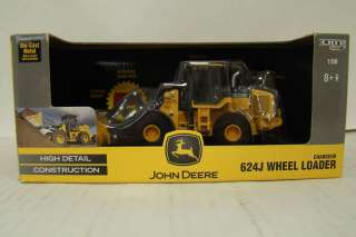 John Deere 624J Wheel Loader 1/50 Die Cast Ertl Toy  
