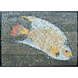  12x16 Marble Mosaic Art Fish Tile Pool Floor Wall