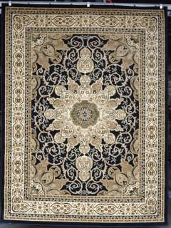 Black beige persian oriental area rugs carpet traditional greens r new 
