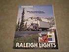 1981 Raleigh Cigarettes Ad Truck Driver Semi Mountains Snow