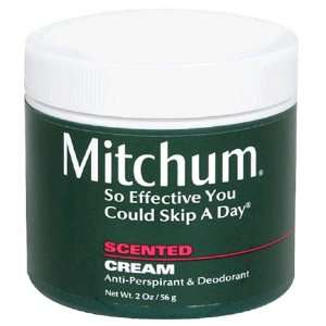  Mitchum Anti Perspirant & Deodorant, Cream, Scented, 2 oz 