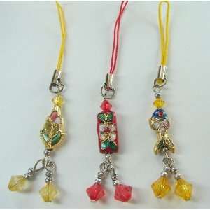  Cloisonnes Mobile Phone Charm