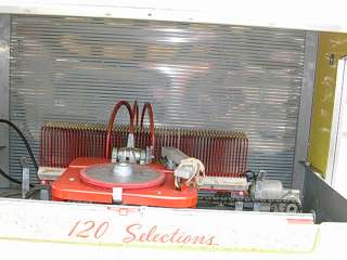AMI F 120 jukebox serial # 271617   good unrestored 45 rpm machine 