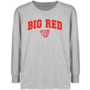    Cornell Big Red Youth Ash Logo Arch T shirt    