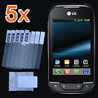   5x CLEAR LCD Screen Protector Guard Cover Film for LG Optimus Net P690