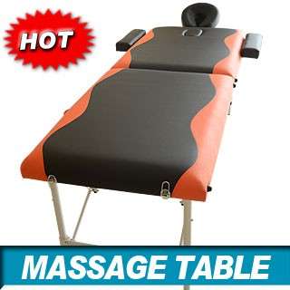 Foldable PU Portable Massage Table Spa Table Pink White With Carry 