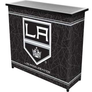   Licensed   NHL Los Angeles Kings Portal Bar   2 Shelf   Carrying Case