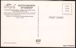 BISHOP CA Erick Schats Dutch Bakery Sheepherder Bread  