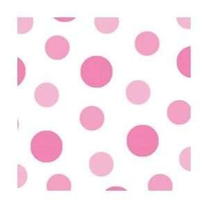  Spot Pink Polka Dot Beverage Napkins