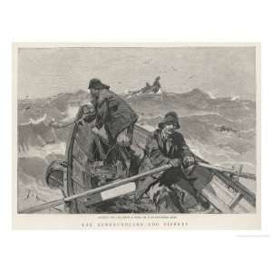  Cod Fishing on the Newfoundland Banks Giclee Poster Print 