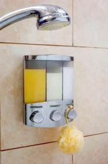 New TRIO Triple Soap & Shampoo Shower Dispenser Chrome  