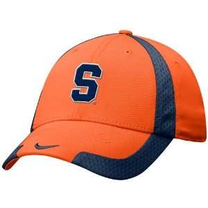  Nike Syracuse Orange Orange Basketball Swoosh Flex Fit Hat 