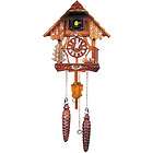 Black Forest Battery Operated German Cuckoo Clock with Pine Tree