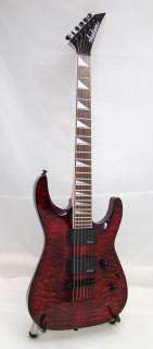   Jackson DKXT Transparent Red Electric Guitar   Quilt Maple Top  