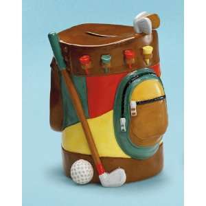  Ceramic Golf Bag Novelty Bank Toys & Games