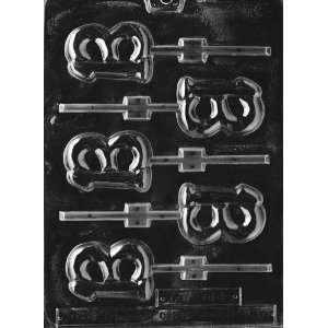    13 LOLLY Letters & Numbers Candy Mold Chocolate
