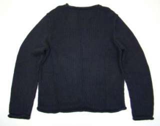 RRL Ralph Lauren Blue Knit Anchor Sweater Large  