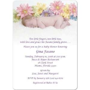    Daisys Dreaming Magnet Large Baby Shower Invitations Baby