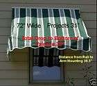 window awning 6 retractable w hardware free ups grd door