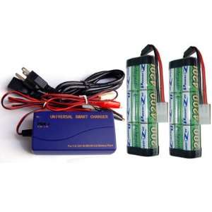  2 x 7.2 Volt 4200 mAh NiMH Battery Packs Universal Smart 