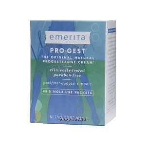 Pro Gest, Natural Progesterone Cream, Paraben Free, Single Use Packets 