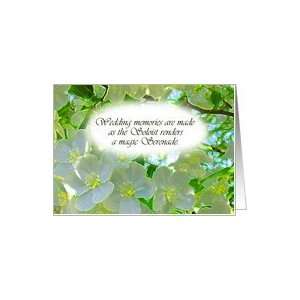 Invitation, Wedding, Soloist, Cherry Blossoms Magic Watercolor Card