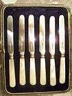 Russell Co STERLING PEARL Handled KNIVES LQQK  