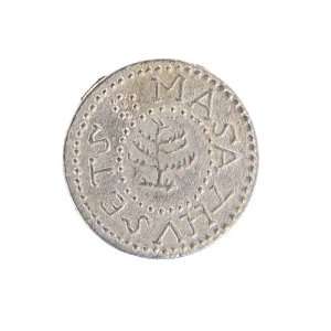    1652 Pine Tree Threepence Colonial Coin   Replica 