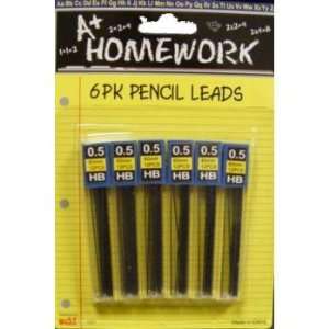  New   Mechanical pencil leads   0.5 mm   6 pack Case Pack 