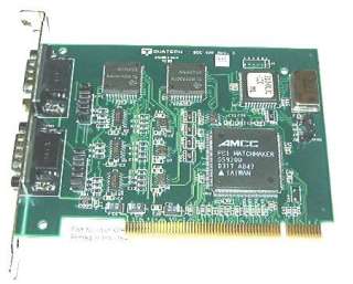QUATECH PCI DUAL PORT SERIAL CARD DSC 100 550  