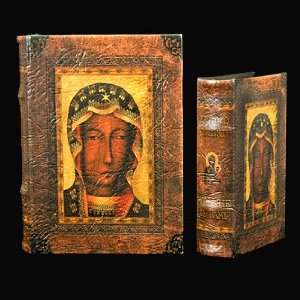   Madonna of Czestochowa Poland Secret Book Box Jewelry Keepsake Box