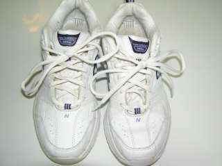   NEW BALANCE Womens Training Sneakers Shoes Size 8.5 B Med White Blue