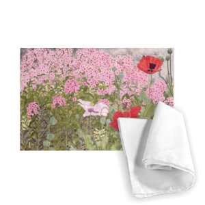  Poppies and Phlox by Linda Benton   Tea Towel 100% Cotton 