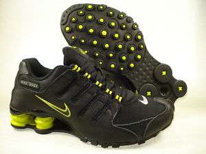 Nike Shox NZ Black/Volt 314561 013 Wmn Sz 6   9  