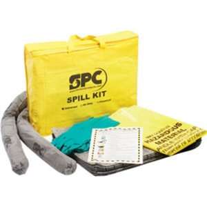 Portable Spill Kit   Econ. ALLWIK w/ 10 Pads, 2 SOCs, Nitrile Gloves 