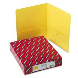  Two Pocket Portfolios, Yellow, 25 per Box (SMD87862) Toys 