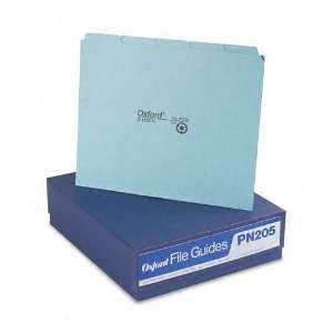  Pendaflex   Top Tab File Guides, Blank, 1/5 Tab, 25 Point Pressboard 