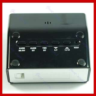 Mini LED Digital Alarm Snooze Timer Clock Thermometer B  