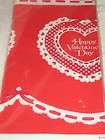 Vintage American Greetings Happy Valentines Day Paper Tablecloth 