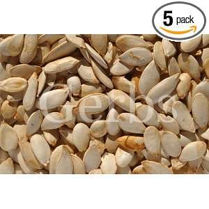 Whole Pumpkin Seeds Raw   5 Pound Deal  Grocery & Gourmet 