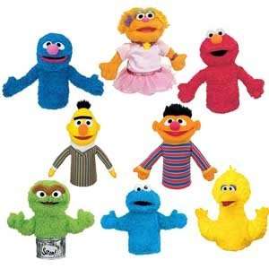  Sesame Street Hand Puppet Collection   8 piece set Toys 