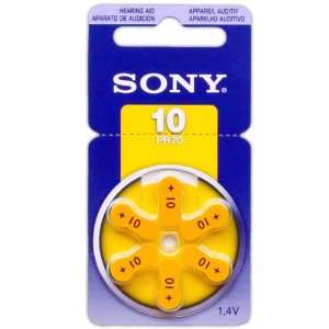  60 Sony Hearing Aid Batteries Size 10 Health & Personal 