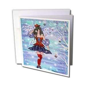   Red Hat Art   Heartland Diva   Greeting Cards 6 Greeting Cards with